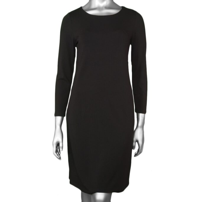 Habitat Cotton Lycra Mix Seam Dress with Pockets Black | McClutchey's ...