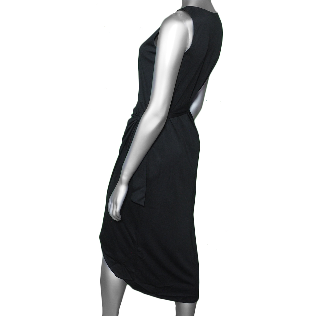 Tribal Sleeveless Wrap Dress- Black | McClutchey's, since 1934.