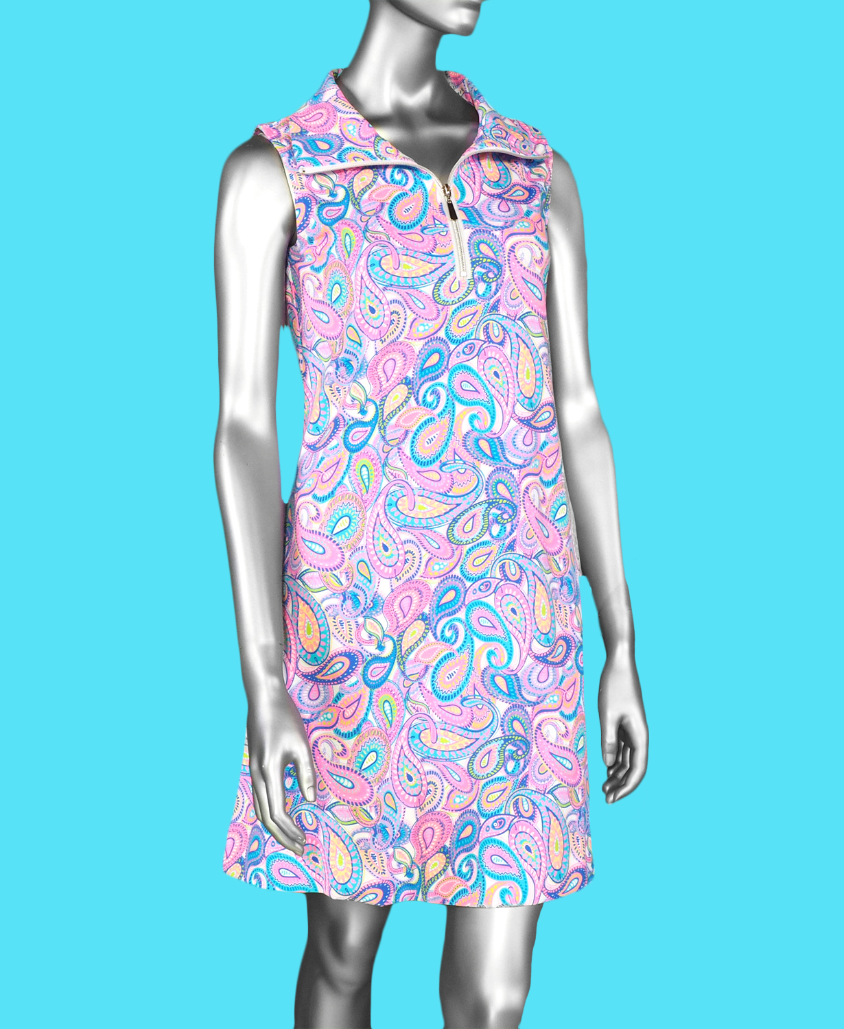 LuLu-B Paisley Sleeveless Sexy Cut Out Dress – Lake Effect