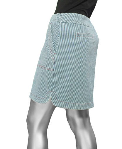 Tribal Pull on Skort- Jet Blue .  Tribal Style: 1819O-3890-3068 Rear