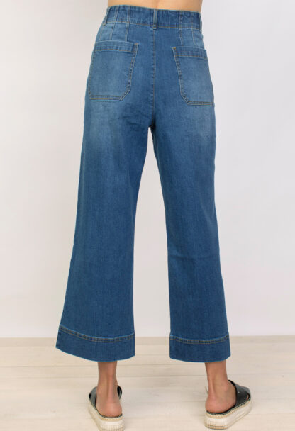 Habitat Perfect Crop Jean- Denim . Habitat Style: 11180 DEN Rear