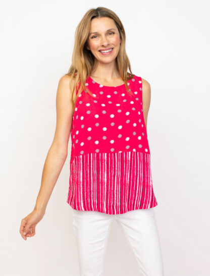 Habitat Express Mix Side Button Tank- Rose . Habitat Style: 33201 Rose