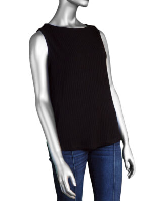 Liverpool Sleeveless Boat Neck Sweater- Black. Liverpool Style: LM8747K61 001