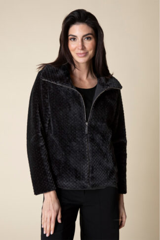 Habitat Sherpa Car Coat- Black . Habitat Style: 43165 BLK