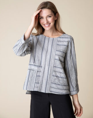 Habitat Change Your Stripes Pullover- Iron . Habitat Style: 45820 IRN