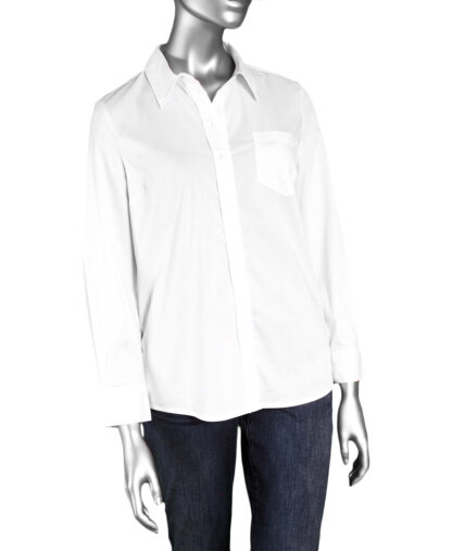 Liverpool Classic Fit Button Up Shirt- White . Liverpool Style: LM8C95G52