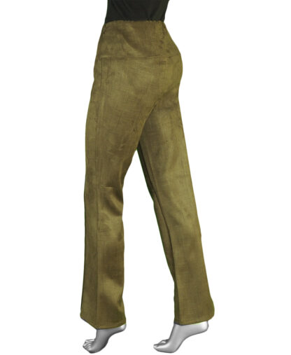 Liverpool Pearl Full Length Flare- Olive . Liverpool Style: LM460SZ23 OLIVE Rear