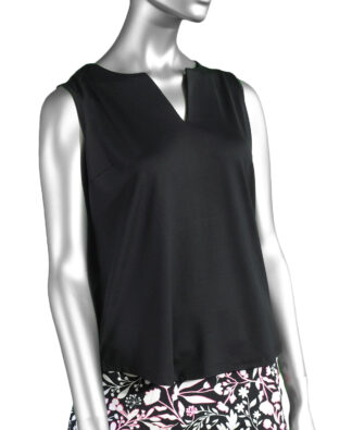 Lulu-B Keyhole Top- Black. Style: SPX0612P BLK