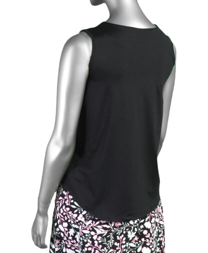 Lulu-B Keyhole Top- Black. Style: SPX0612P BLK