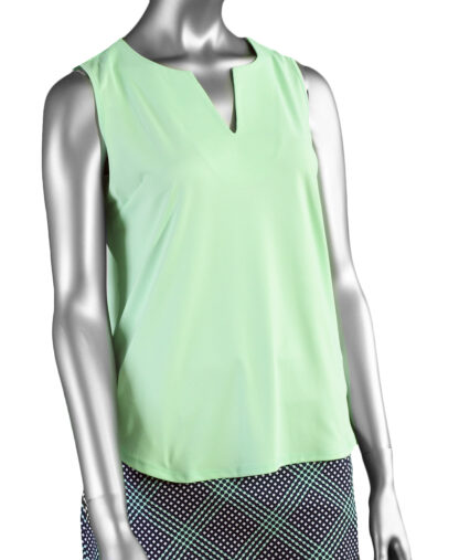 Lulu-B Key Hole Top- Clear Lime . Style: SPX0612S LMCL