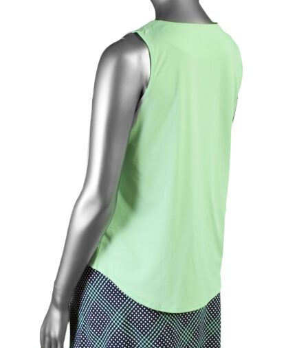 Lulu-B Key Hole Top- Clear Lime . Style: SPX0612S LMCL Back