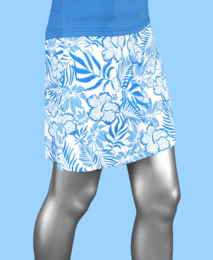 Lulu-B Zip Skort- Spring Bouquet Deep Sea . Style: SPX3148 SBPR